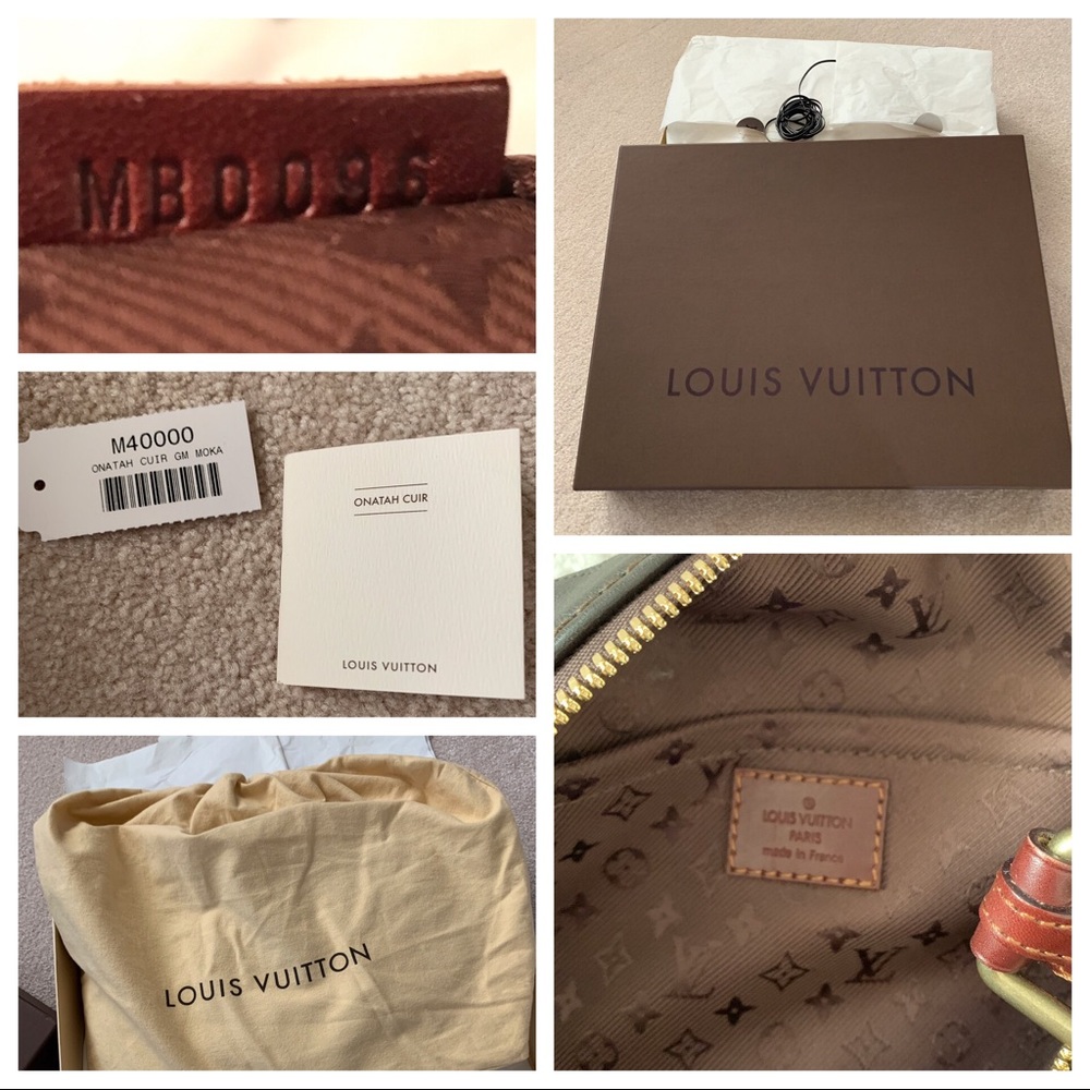 SOLD❗️LOUIS VUITTON Mahina Leather Onatah GM Bag - Picture 8 of 8